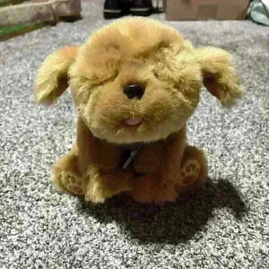 LITTLE LIVE PETS Snuggles My Dream Puppy Dog Golden Plush 2015- Non Working-***